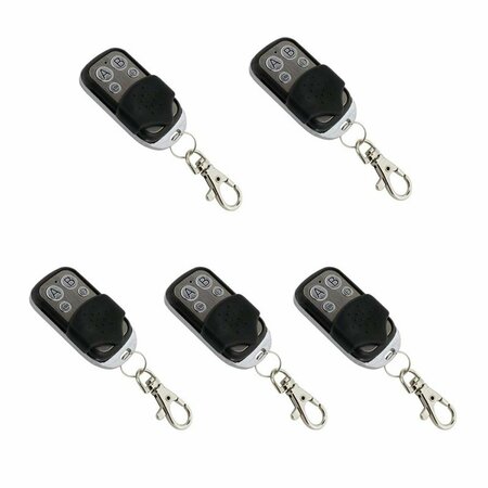ALEKO Remote Control for Gate Opener 4-Channel Remote Transmitter - Lot of 5 5LM124-UNB